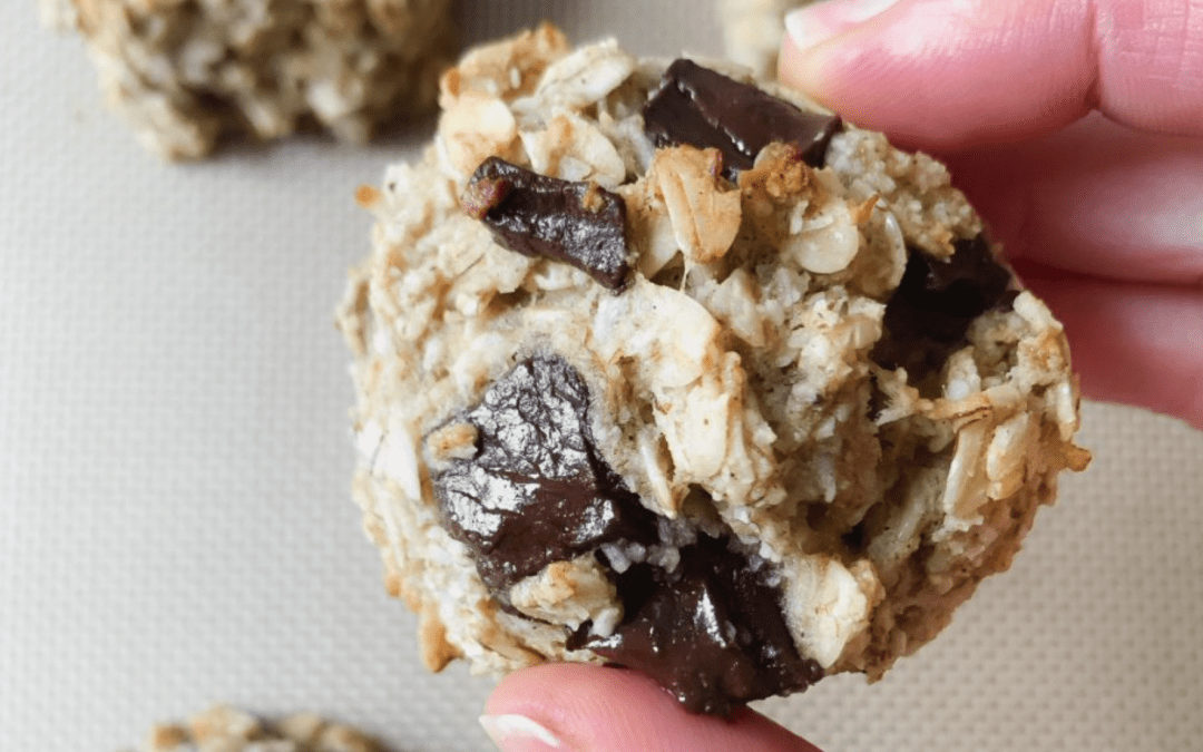 Easy Chocolate Chunk Banana Bread Cookies